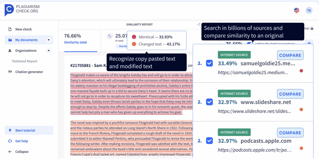 Plagiarismcheck
